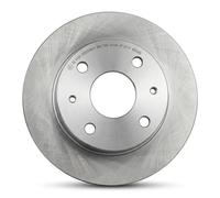 2x Disco de freno Eje delantero macizo 60613C JAPKO para DACIA DAIHATSU