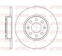 REMSA 2x Disco de Freno Delantero Ø256.8mm Completo para Opel Corsa D de Fiat