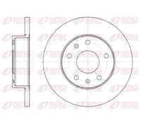 2x Disco de freno Eje delantero macizo 6721.00 REMSA para LAND ROVER