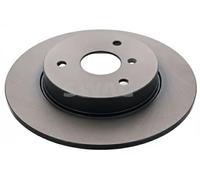2x Disco de freno Eje delantero macizo 99 92 2345 SWAG para SMART FORTWO Coupé
