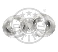 2x Disco de freno Eje delantero macizo BS-3310C OPTIMAL para SUZUKI VITARA X-90