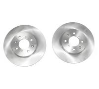 2x Disco de freno Eje delantero macizo BS-4510C OPTIMAL para ROVER MG