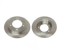 2x Disco de freno Eje delantero macizo J3308007 NIPPARTS para SUZUKI GEO