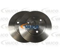 2x Disco de freno Eje delantero macizo V42-40001 VAICO para CITROËN PEUGEOT