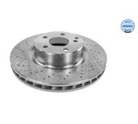 2x Disco de freno Eje delantero perforado 015 521 2045 MEYLE para MERCEDES-BENZ