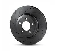 2x Disco de freno Eje delantero perforado RT 20210-GL T5 ROTINGER para BMW 1