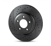 ROTINGER 2x Disco de Freno Delantero Ø347 MM Perforado Ventilado para Audi A6