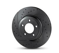 2x Disco de freno Eje delantero perforado RT 20346-GL T5 ROTINGER para BMW X1 3