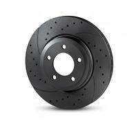 2x Disco de freno Eje delantero perforado RT 20396-GL T5 ROTINGER para BMW X3