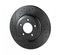 2x Disco de freno Eje delantero perforado RT 20569-GL T5 ROTINGER para CHRYSLER