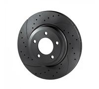 2x Disco de freno Eje delantero perforado RT 21357HP-GL T5 ROTINGER para AUDI