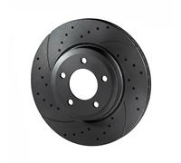 2x Disco de freno Eje delantero perforado RT 2956-GL T5 ROTINGER para BMW X5 X3