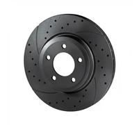 2x Disco de freno Eje delantero perforado RT 4511-GL T5 ROTINGER para SAAB OPEL