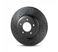 2x Disco de freno Eje delantero perforado RT 4516-GL T5 ROTINGER para MAZDA