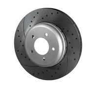 2x Disco de freno Eje delantero perforado RT 71006HP-GL T5 ROTINGER para BMW 5 7