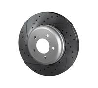2x Disco de freno Eje delantero perforado RT 71012HP-GL T5 ROTINGER para BMW 5 6