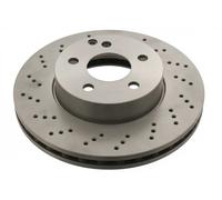 1X Disco de freno FEBI 30552 para MERCEDES-BENZ CLASE C (W204) 3 2009-2014