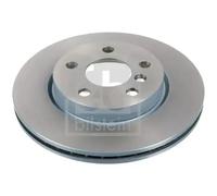 2x Disco de freno Eje delantero ventilación interna 104102 FEBI BILSTEIN