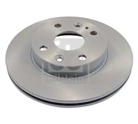 2x Disco de freno Eje delantero ventilación interna 10624 FEBI BILSTEIN