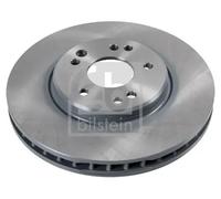 2x Disco de freno Eje delantero ventilación interna 10686 FEBI BILSTEIN