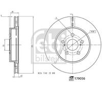 FEBI BILSTEIN 179056 Disco de freno