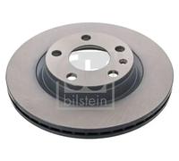 2x Disco de freno Eje delantero ventilación interna 18398 FEBI BILSTEIN para VW