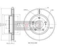 MAXGEAR 19-2388 Disco de freno