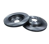 2x Disco de freno Eje delantero ventilación interna 19-4717 MAXGEAR para SUBARU