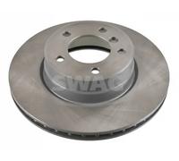 2x Disco de freno Eje delantero ventilación interna 20 92 4342 SWAG para BMW 5 6