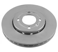 2x Disco de freno Eje delantero ventilación interna 21576 FEBI BILSTEIN para VW