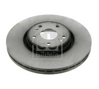 2x Disco de freno Eje delantero ventilación interna 23333 FEBI BILSTEIN