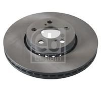 2x Disco de freno Eje delantero ventilación interna 26065 FEBI BILSTEIN