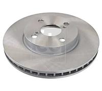 2x Disco de freno Eje delantero ventilación interna 26185 FEBI BILSTEIN