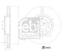 FEBI BILSTEIN 43926 Disco de freno