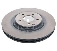 2x Disco de freno Eje delantero ventilación interna 43951 FEBI BILSTEIN
