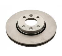 2x Disco de freno Eje delantero ventilación interna 60 92 4165 SWAG para RENAULT