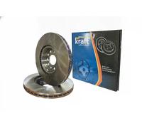 2x Disco de freno Eje delantero ventilación interna 6046865 KRAFT AUTOMOTIVE