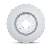 2x Disco de freno Eje delantero ventilación interna 8DD 355 132-291 HELLA