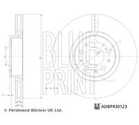 BLUE PRINT ADBP430123 Disco de freno