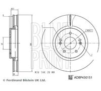 BLUE PRINT ADBP430151 Disco de freno