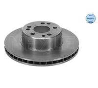 2x Disco de freno Eje delantero ventilado 015 521 2022 MEYLE para MERCEDES-BENZ