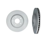 2x Disco de freno Eje delantero ventilado 1031047 KAMOKA para NISSAN X-TRAIL II
