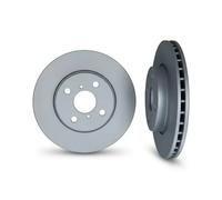 2x Disco de freno Eje delantero ventilado 1031095 KAMOKA para TOYOTA YARIS