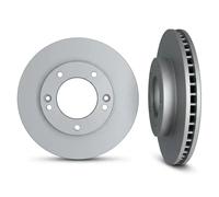 2x Disco de freno Eje delantero ventilado 103133 KAMOKA para KIA SORENTO I