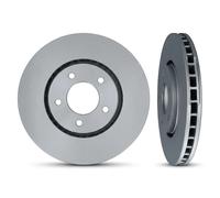2x Disco de freno Eje delantero ventilado 103269 KAMOKA para CHRYSLER VOYAGER IV
