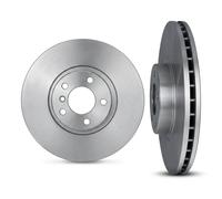 2x Disco de freno Eje delantero ventilado 103300 KAMOKA para BMW X5 X6