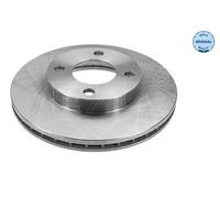 2x Disco de freno Eje delantero ventilado 115 521 1003 MEYLE para AUDI 90 B3