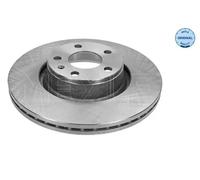 2x Disco de freno Eje delantero ventilado 115 521 1097 MEYLE para AUDI A6 C6
