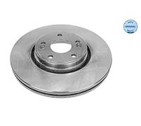 2x Disco de freno Eje delantero ventilado 16-15 521 0015 MEYLE para RENAULT