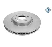 2x Disco de freno Eje delantero ventilado 183 521 0022/PD MEYLE para AUDI A6 C7